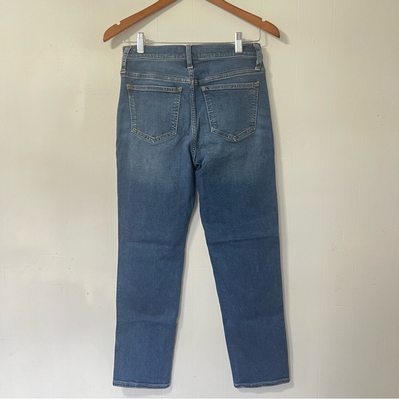 Madewell Stovepipe High Rise Straight Leg Denim Jeans Casual Normcore Preppy 26 - Picture 6 of 11